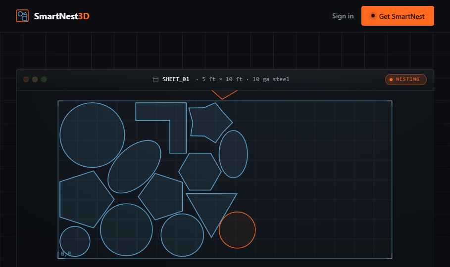 Smartnest3D screenshot